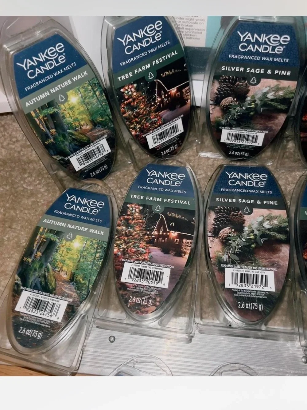 Yankee candle large bundle of new wax melts fall scents